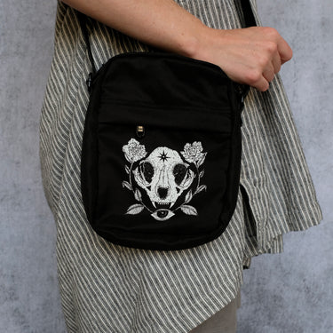 Cat Skull Mini Satchel Bag