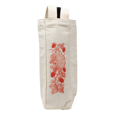 Mouse and Strawberry Wine Tote