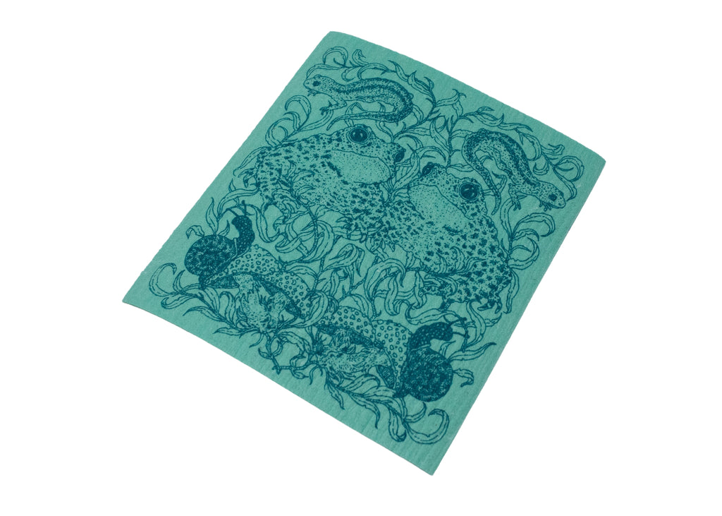 Mint Forest Friends Dishcloth