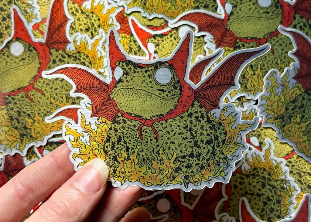 Devil Toad Sticker