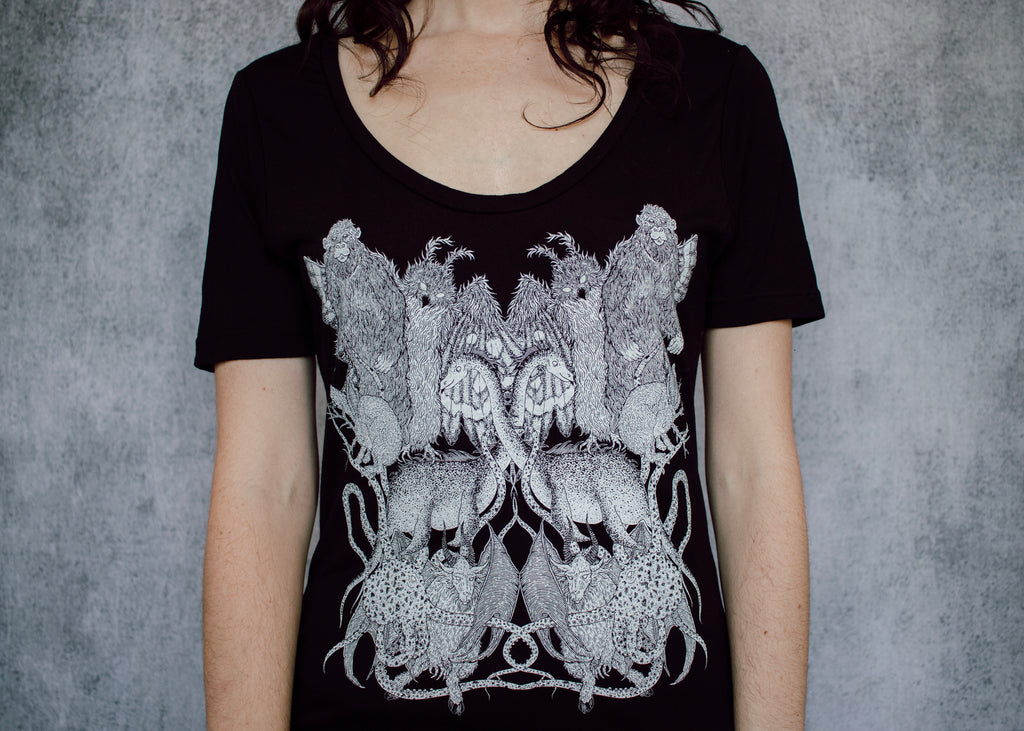 Cryptids Deep Scoop Tee